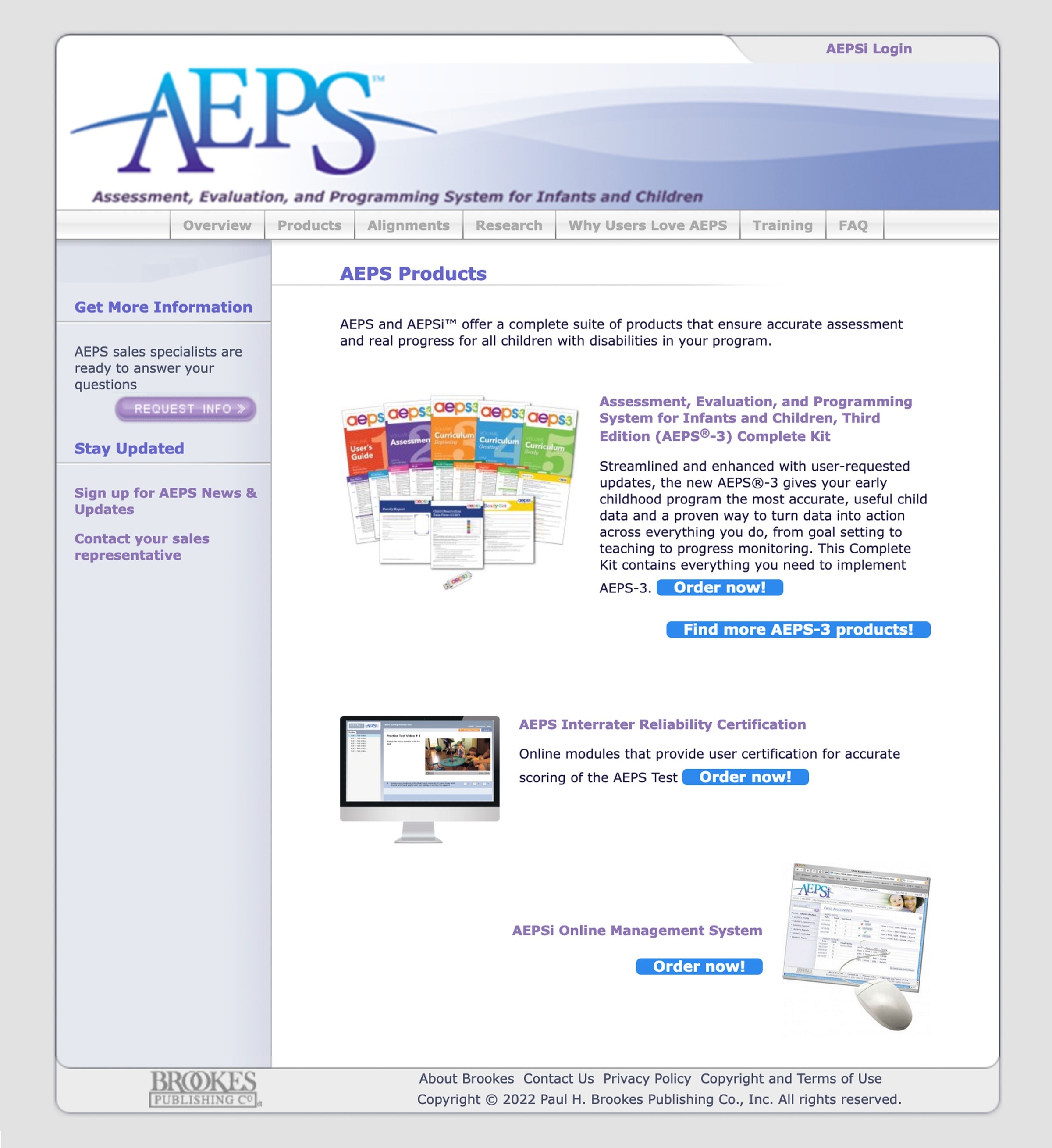 AEPS Website