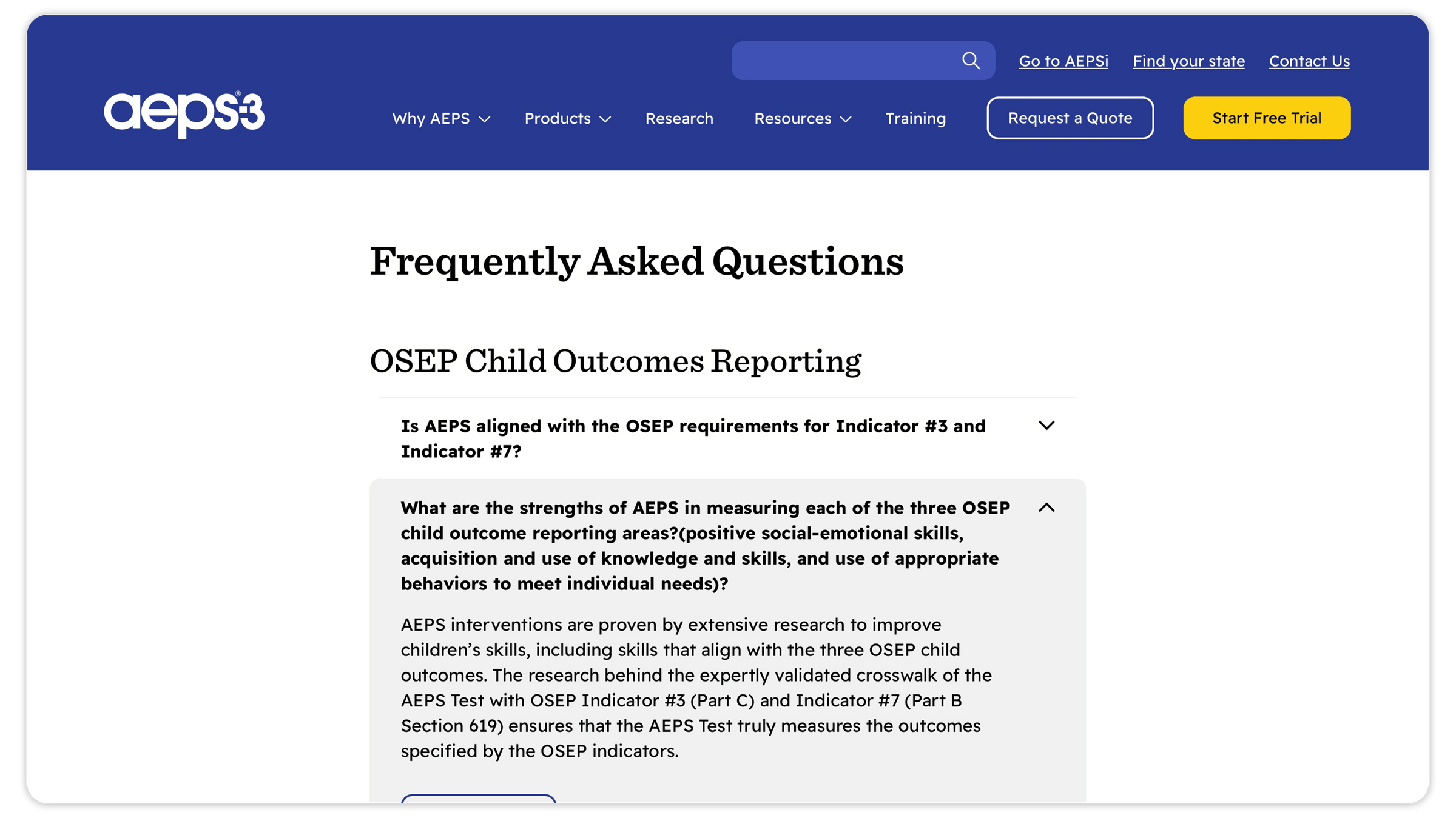 AEPS Website